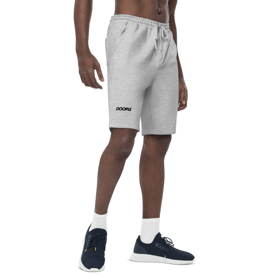 Doople Grey Embroidered Shorts product image (9)