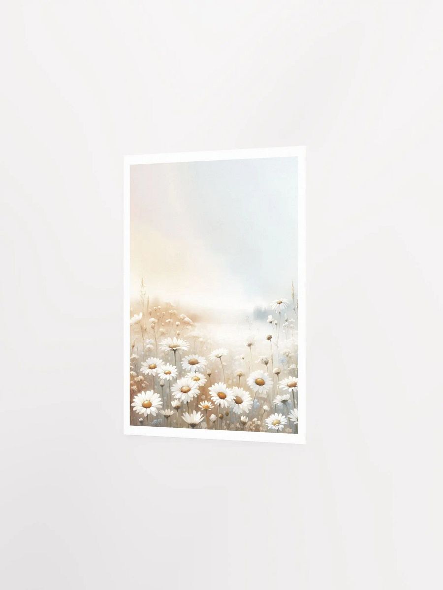 Watercolor Daisy Meadow Print product image (3)