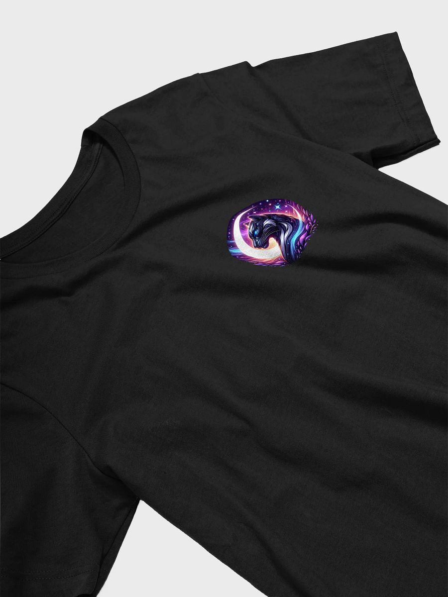 Cosmic Cat Glow Pocket Area T-Shirt product image (7)