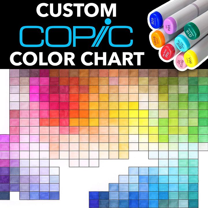 Custom Copic Color Chart product image (1)