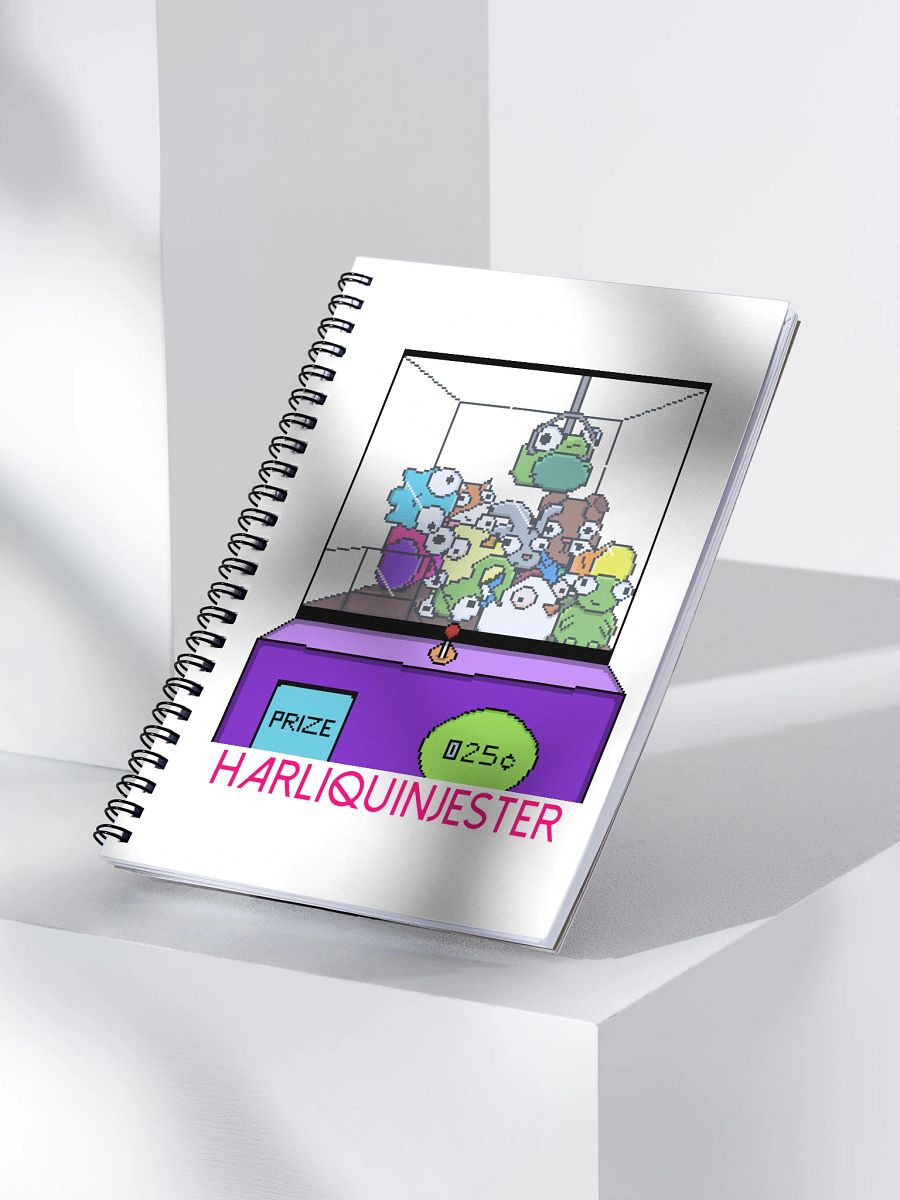 Blobby Crane Game Notebook product image (3)
