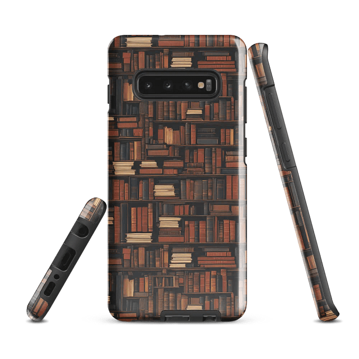 Bookshelf Pattern Books Samsung Tough Case product image (1)