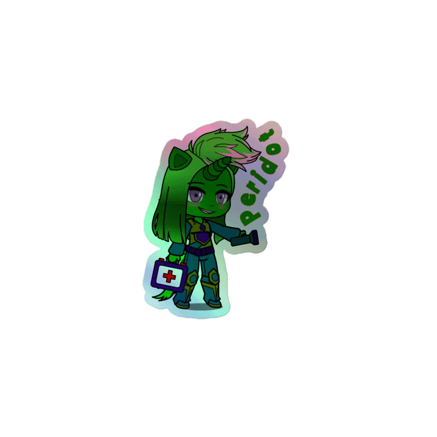 Dr. Peridot - Shadow Unicorns - rainbow sticker product image (1)