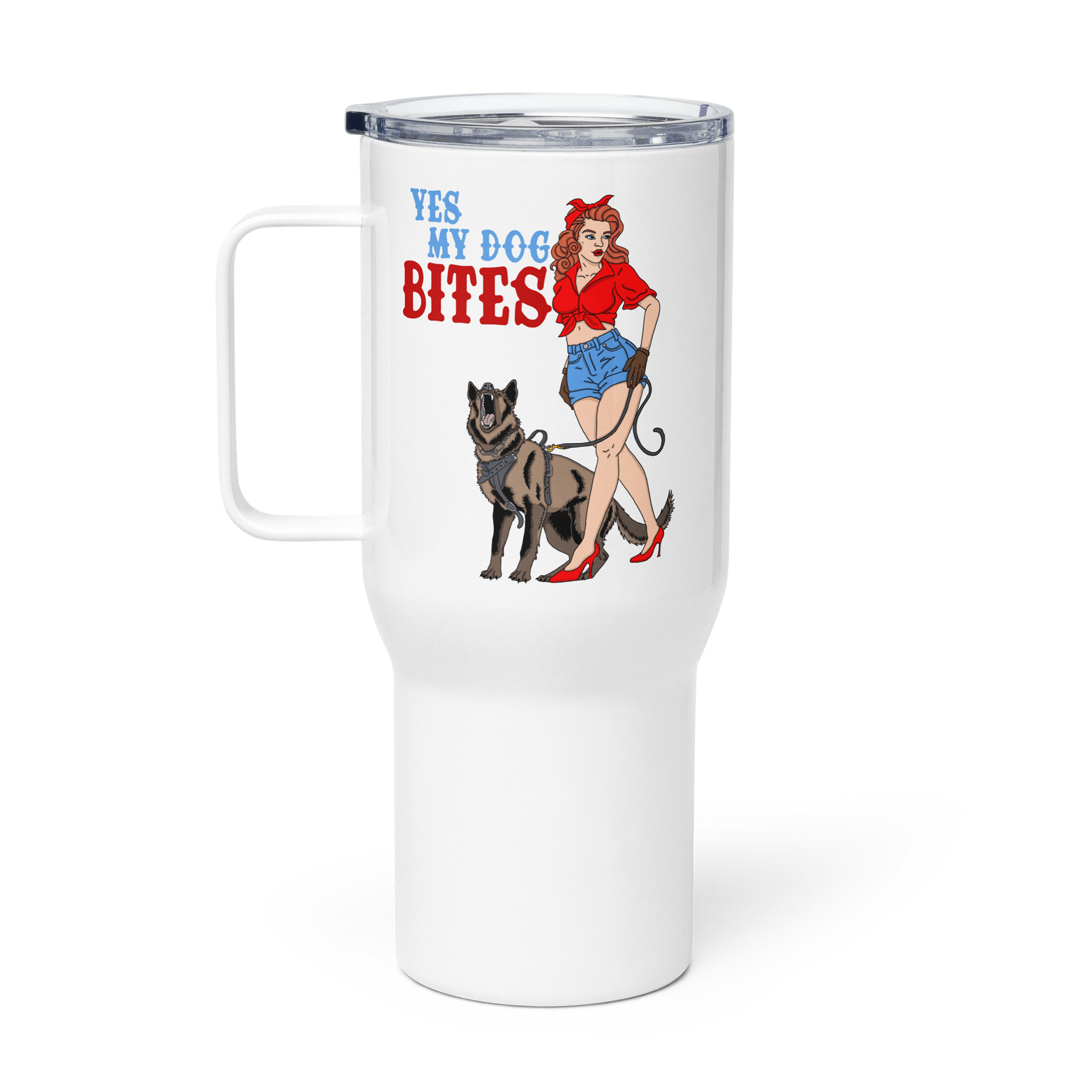 Yes, My Dog Bites – Stainless Travel Mug product image (1)