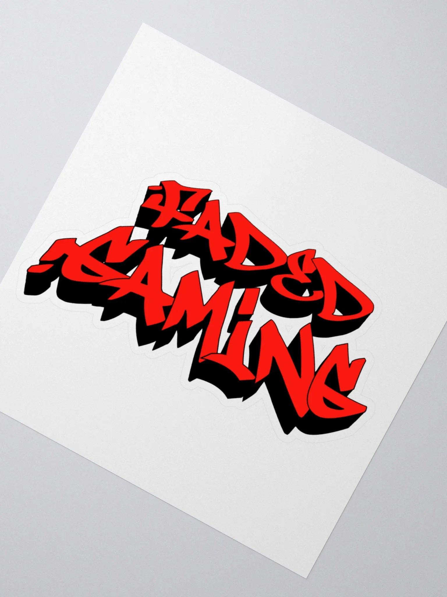 Faded Gaming Sticker product image (2)