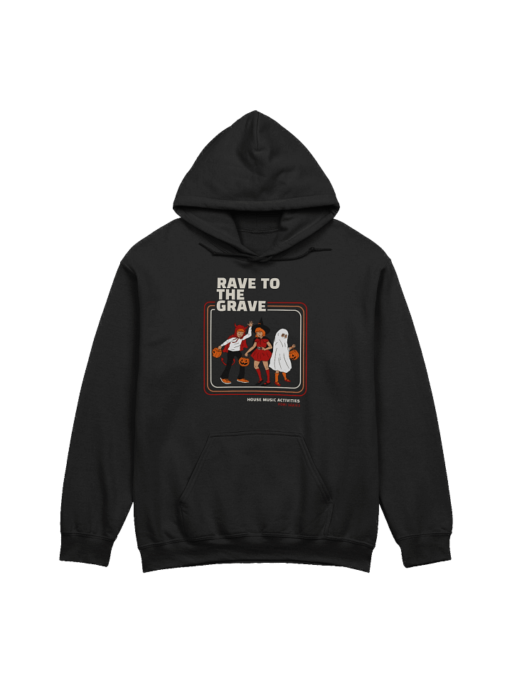 Rave to the Grave Halloween Hoodie product image (1)