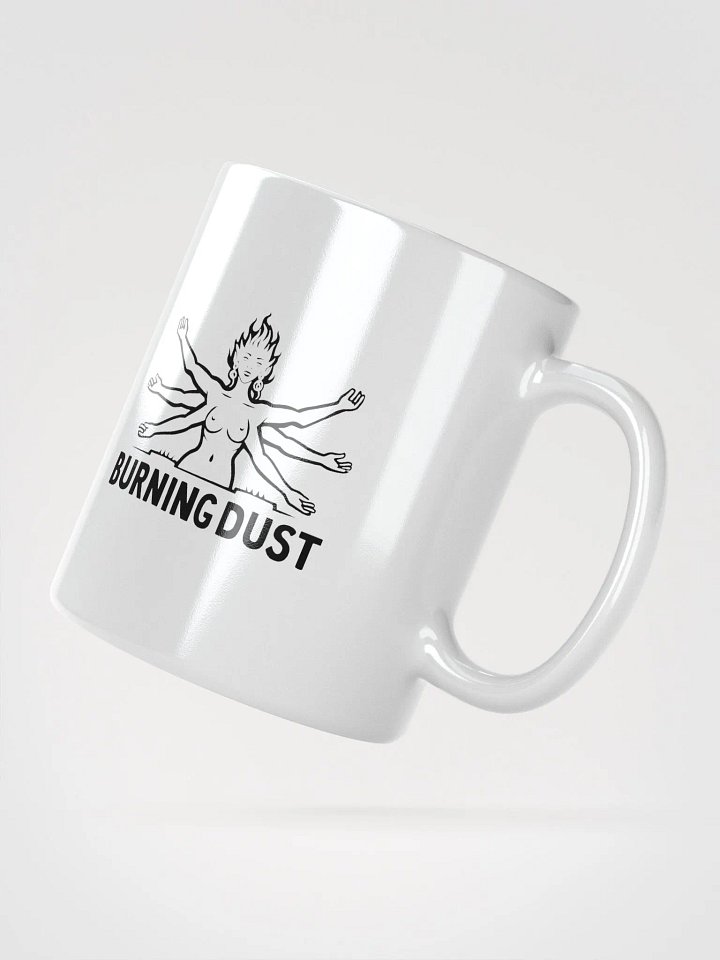 Burning Dust White Glossy Mug product image (6)