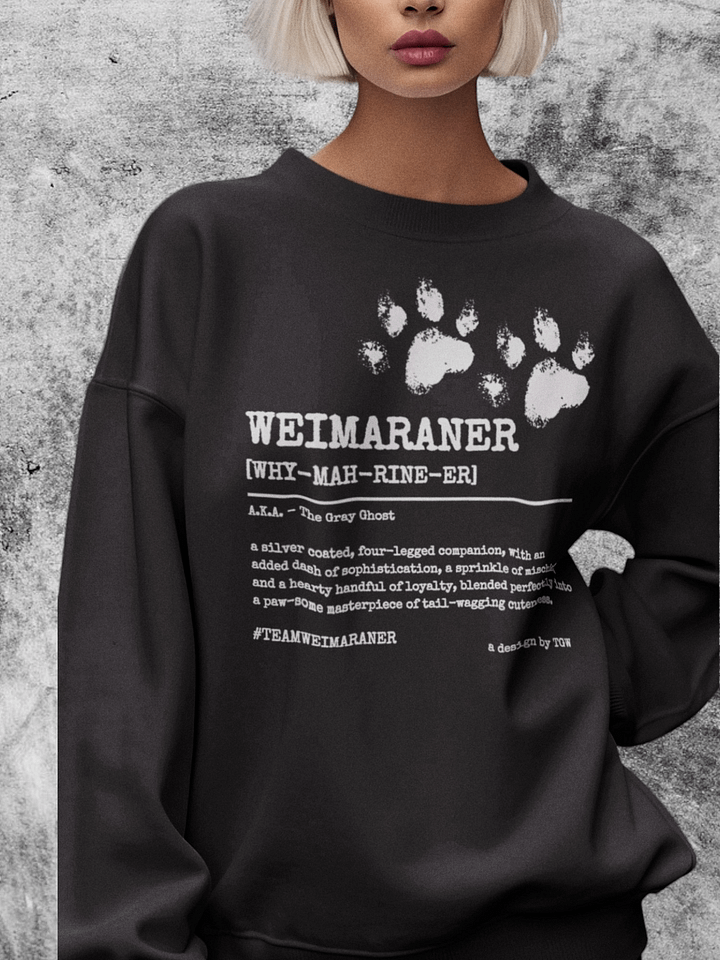 Definition of Weimaraner V2 - Lane Seven Premium Crewneck Sweatshirt product image (1)
