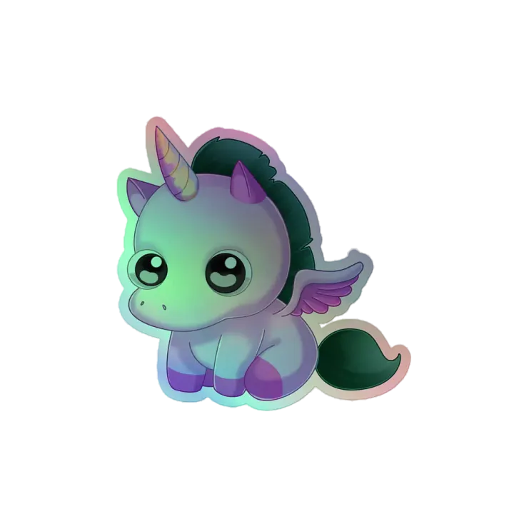 L the Unicorn Holographic Sticker product image (1)