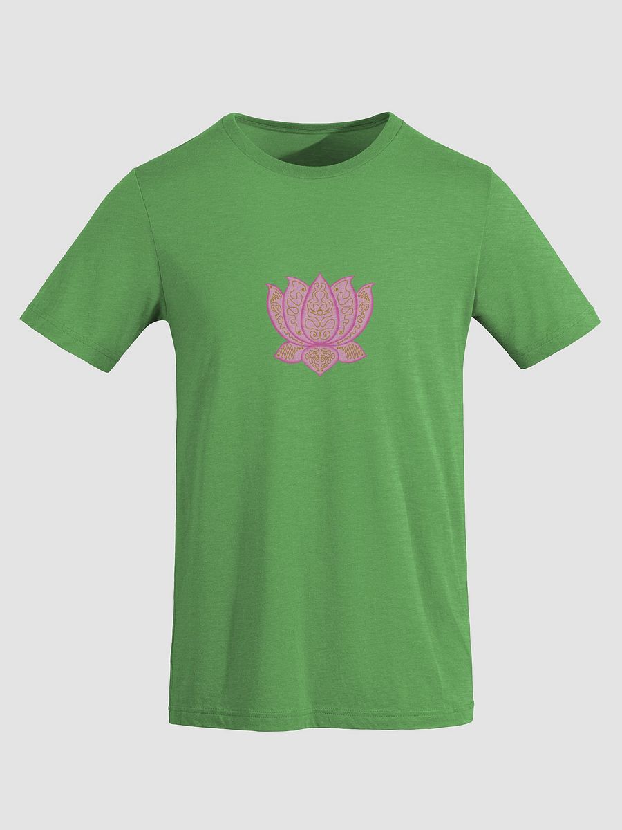 Golden Lotus Eye Triblend T-Shirt product image (3)