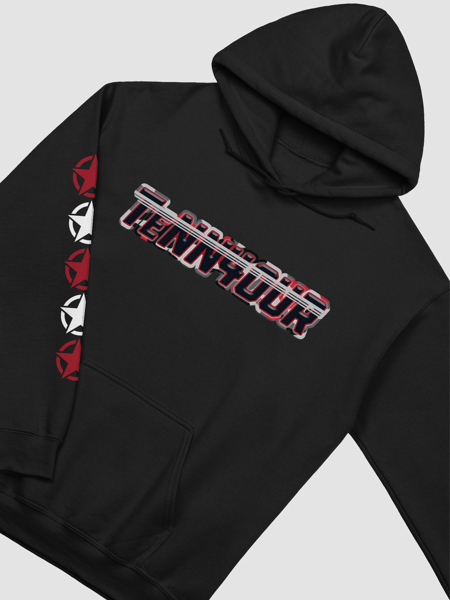 #TeNN4OURARMY Hoodie Red & White product image (11)