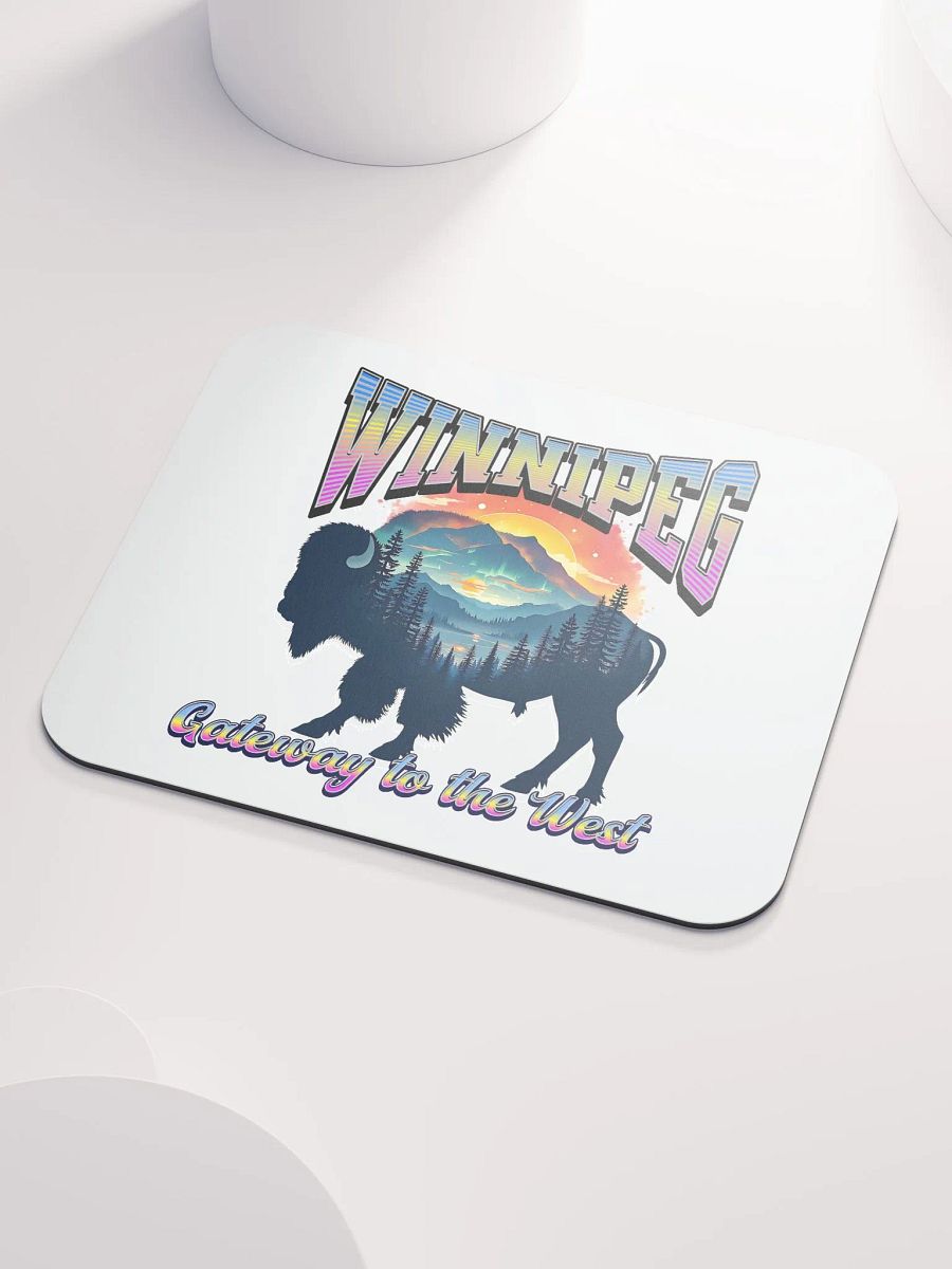 Winnipeg Gateway To The West Bison Adventure Mouse Pad product image (3)