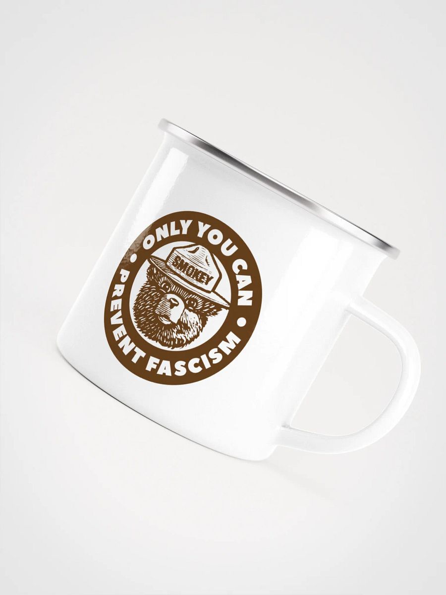Only You Can Prevent Fascism Enamel Mug product image (5)
