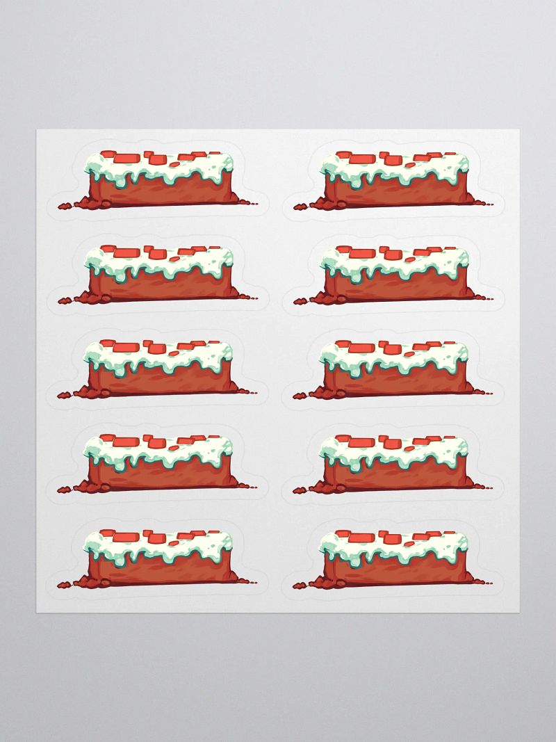 10x "I'll Make a Cake" Sticker Pack