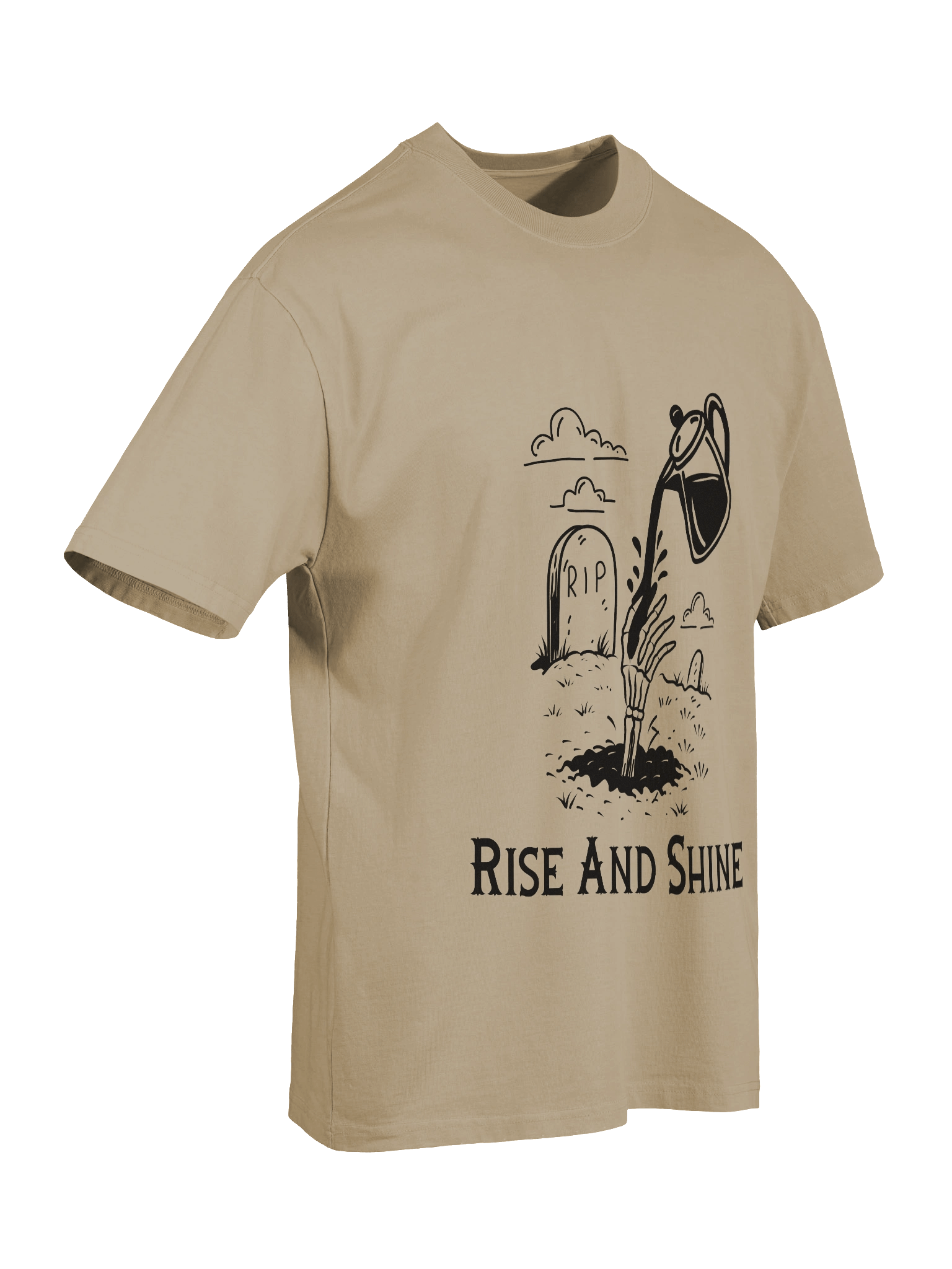 Rise and Shine Faded Oversized T-Shirt product image (7)