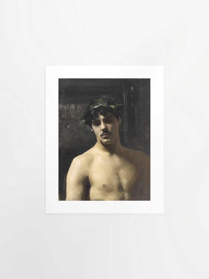 Man Wearing Laurels by John Singer Sargent (c. 1874–1880) - Print product image (1)