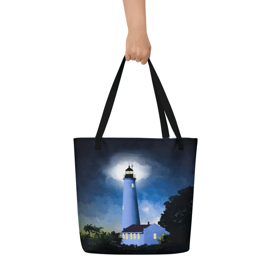 Historic St Marks Lighthouse – Florida Tote Bag product image (11)