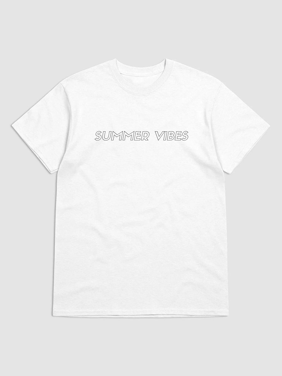 Summer Vibes Outline T-Shirt - White product image (1)