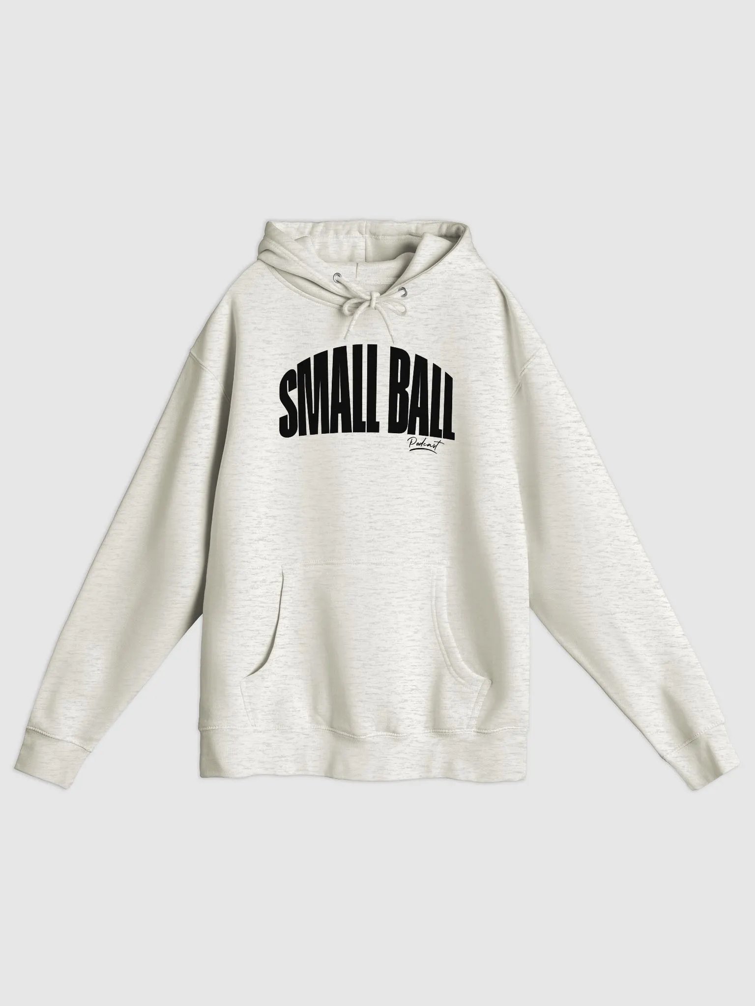 SMALL BALL HOODIE (BLACK FONT) product image (1)