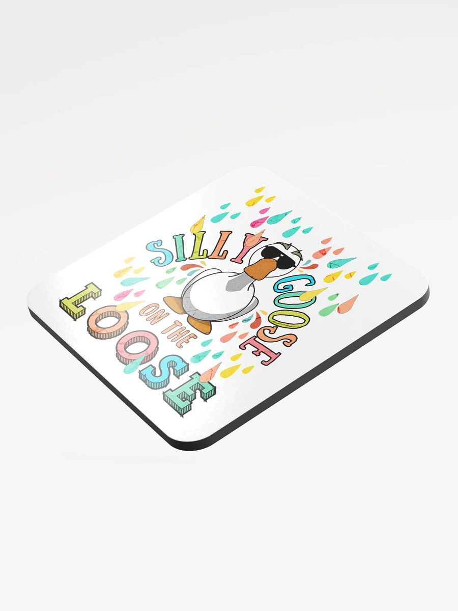 Silly Goose On The Loose Glossed Coaster product image (3)