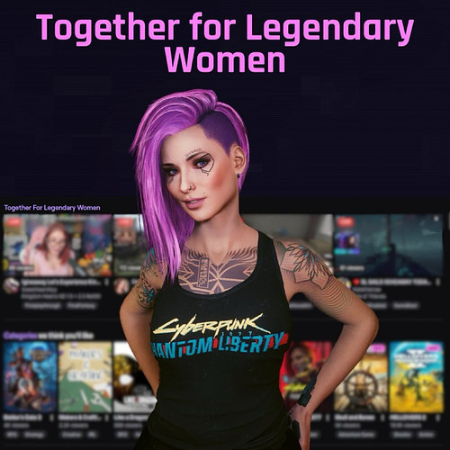 I’m excited to announce that Twitch selected me as a Legendary Woman! 💜

Which means ALL YEAR every time I go live there’s a ...