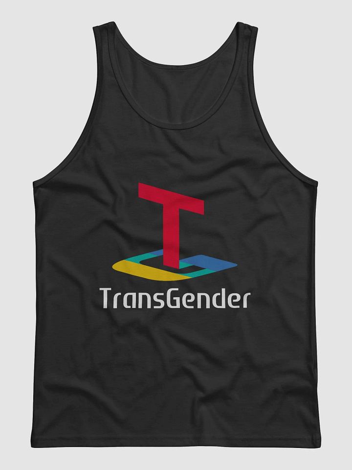 TransGender PS Tank Top (White Text) product image (9)