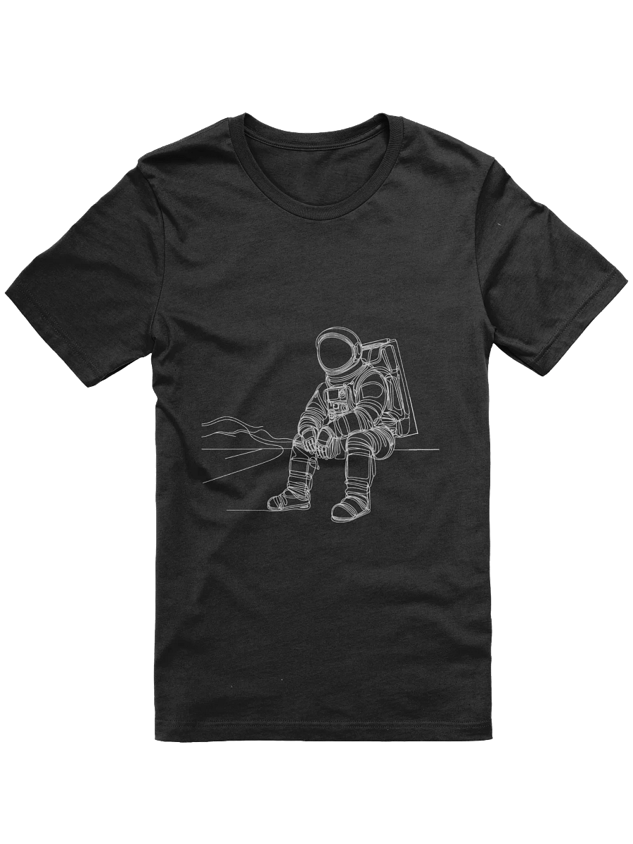 Galactic Explorers Line Art Astronaut T-Shirt product image (3)