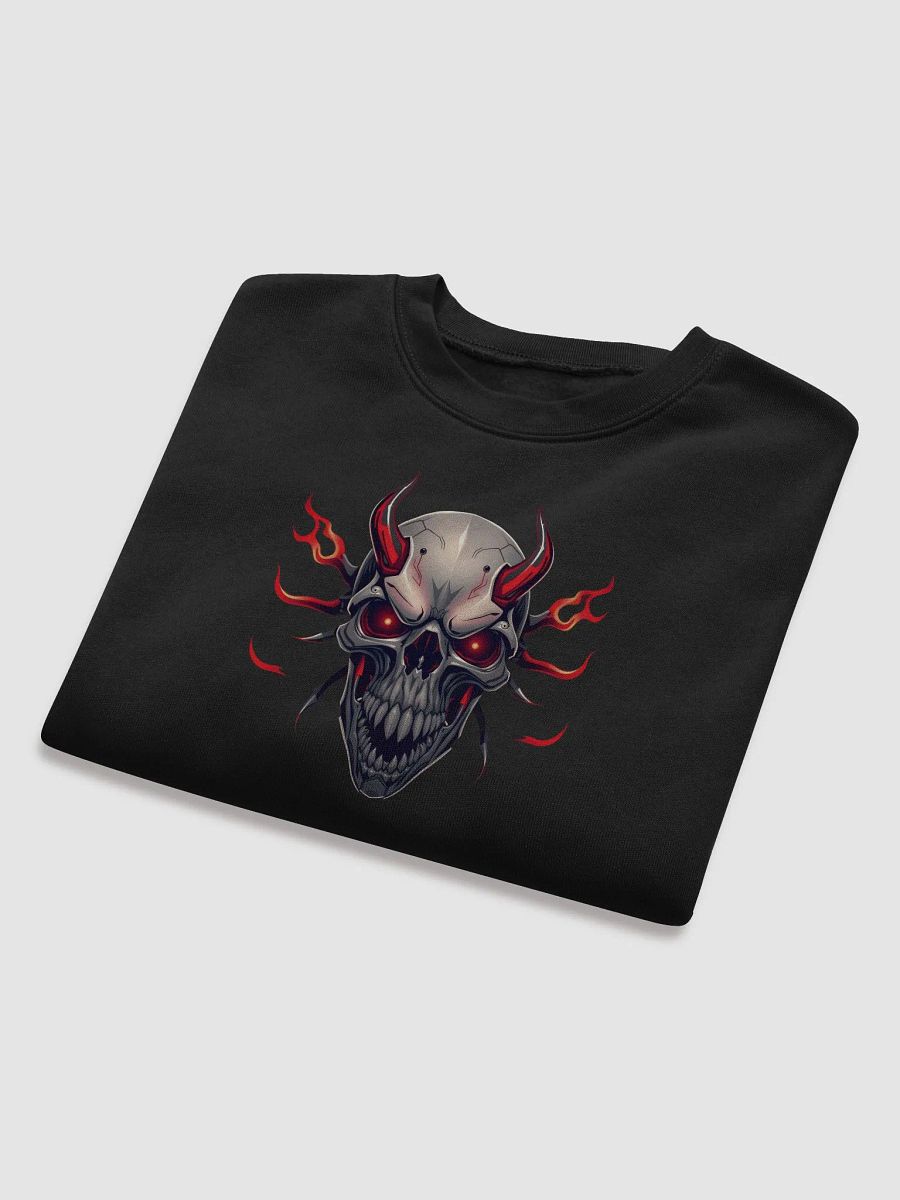Fiery Skull Women's Crop Sweatshirt Bella+Canvas (Women's) product image (8)