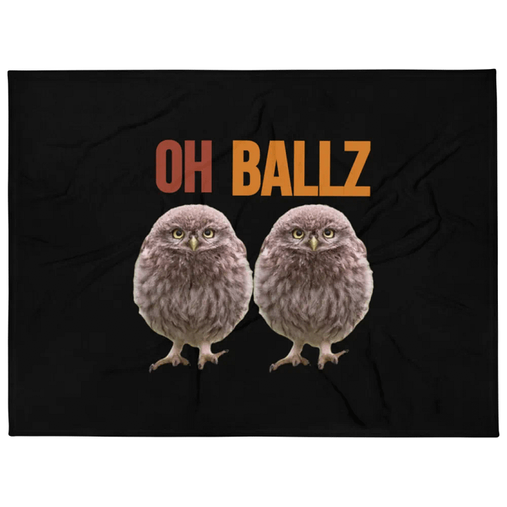 Oh Ballz Blanket - Black product image (1)