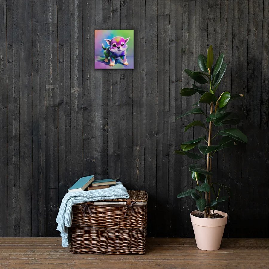 Cute Dog Digital Painting - v8 product image (2)