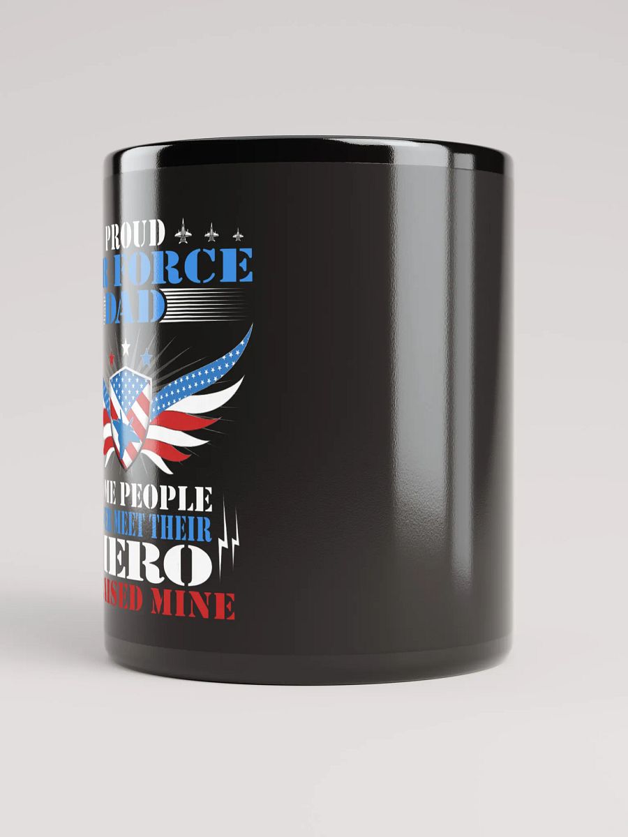 Proud Air Force Dad - Black Mug product image (3)