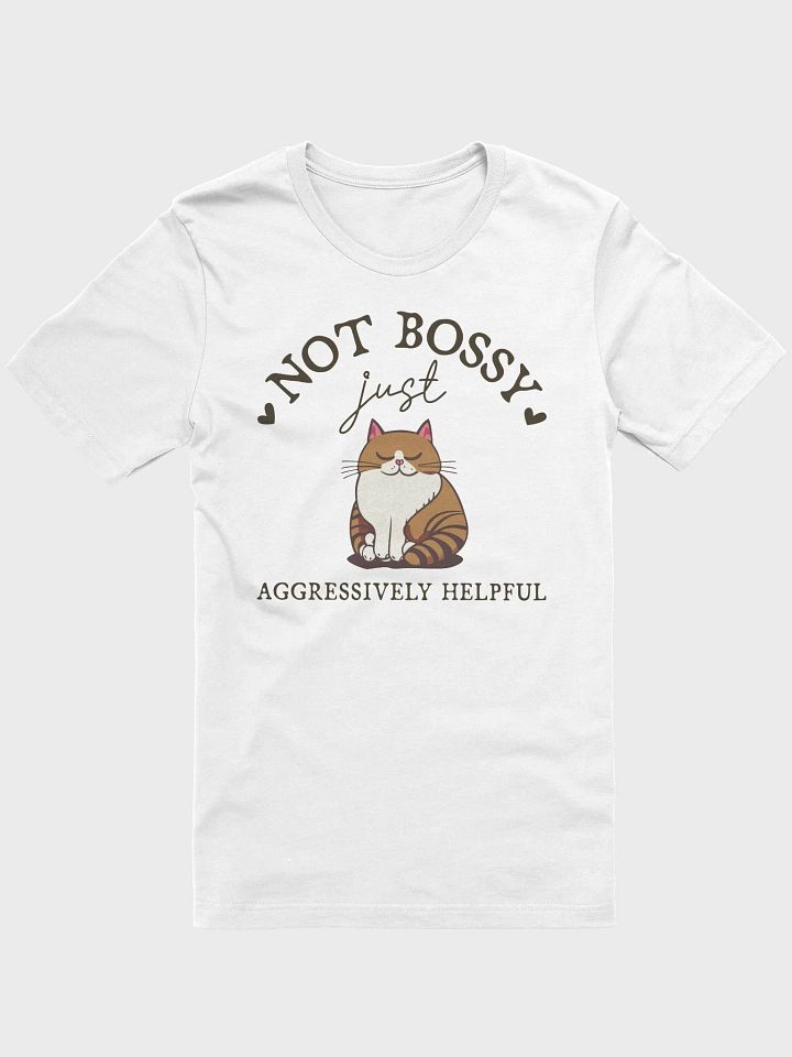 Aggressively Helpful Cat T-Shirt product image (5)