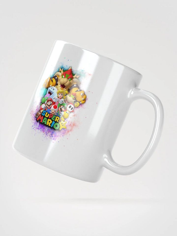 Mario Collage Galaxy - White Glossy Mug product image (4)