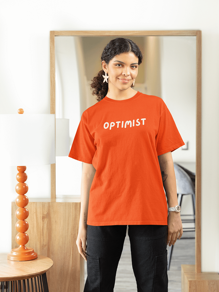 “OPTIMIST” Upbeat Unisex Tee #2 product image (1)