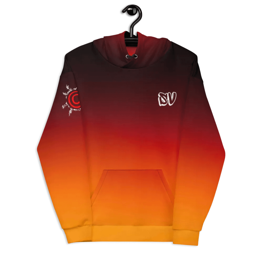 STRAIGHT VIBIN NEON COLOR FADE STYLE KURAMA + NARUTO HOODIE product image (7)