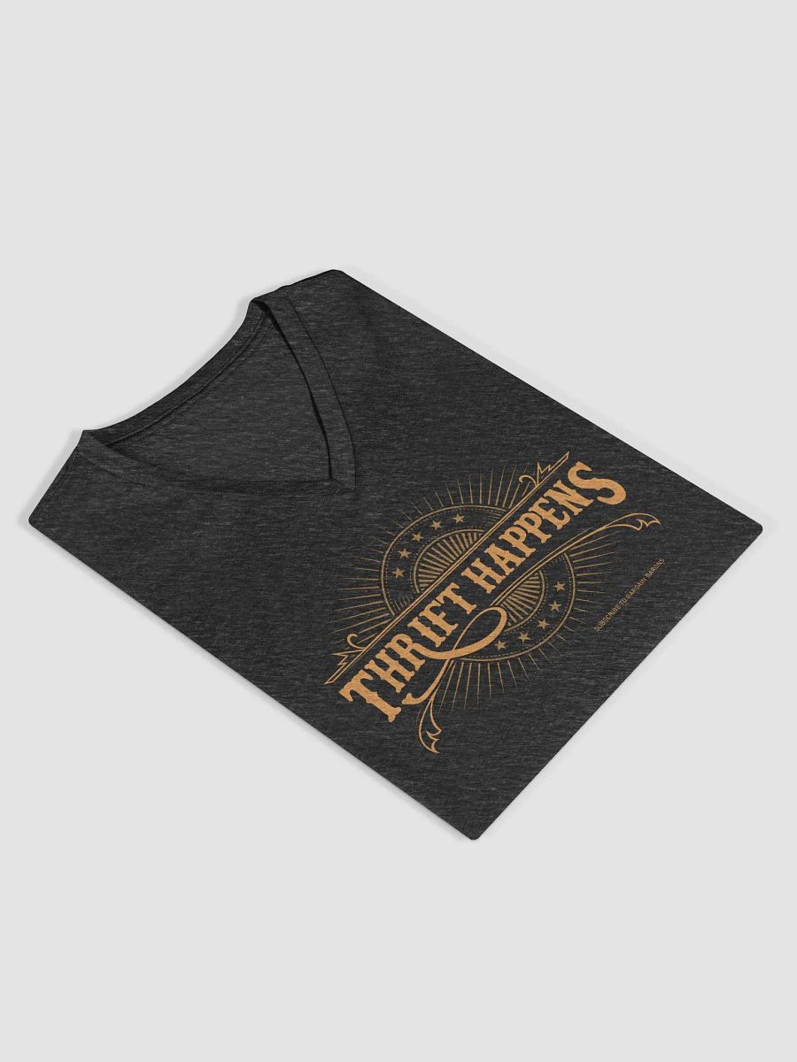 THRIFT HAPPENS (Ladies' V-Neck - Dark) product image (11)
