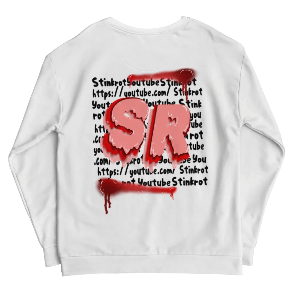 White Stinkrot Youtube Crewneck product image (10)