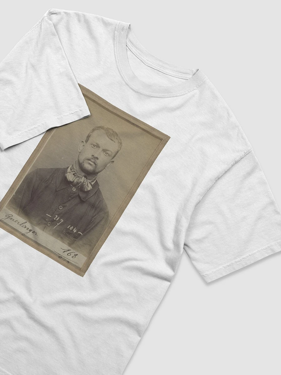 Pierre Guerlinger Mugshot By Alphonse Bertillon (1894) - T-Shirt product image (35)