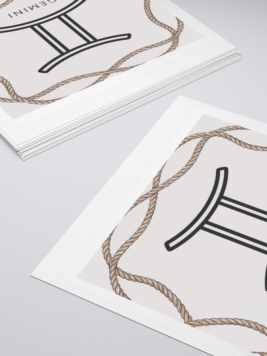 Gemini Zodiac Rope Sticker product image (10)