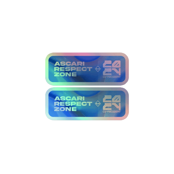 Ascari Respect Zone 2024 Sticker (Holographic) product image (1)