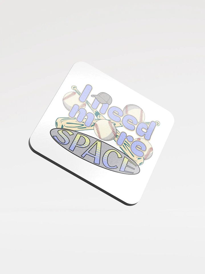 I Need More Space Baseball Swing into Style Coaster Set product image (1)
