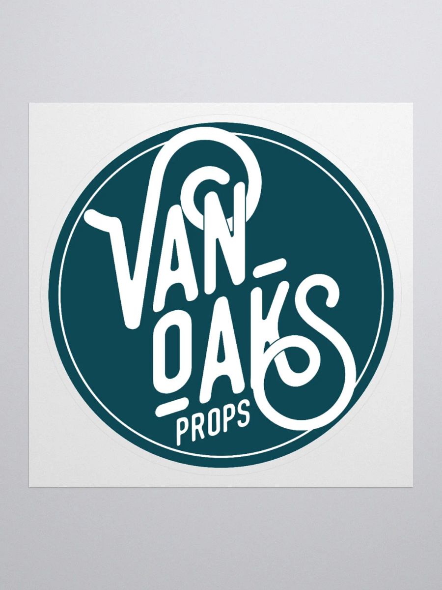 VanOaks Props Classic Logo Decal - Teal product image (2)