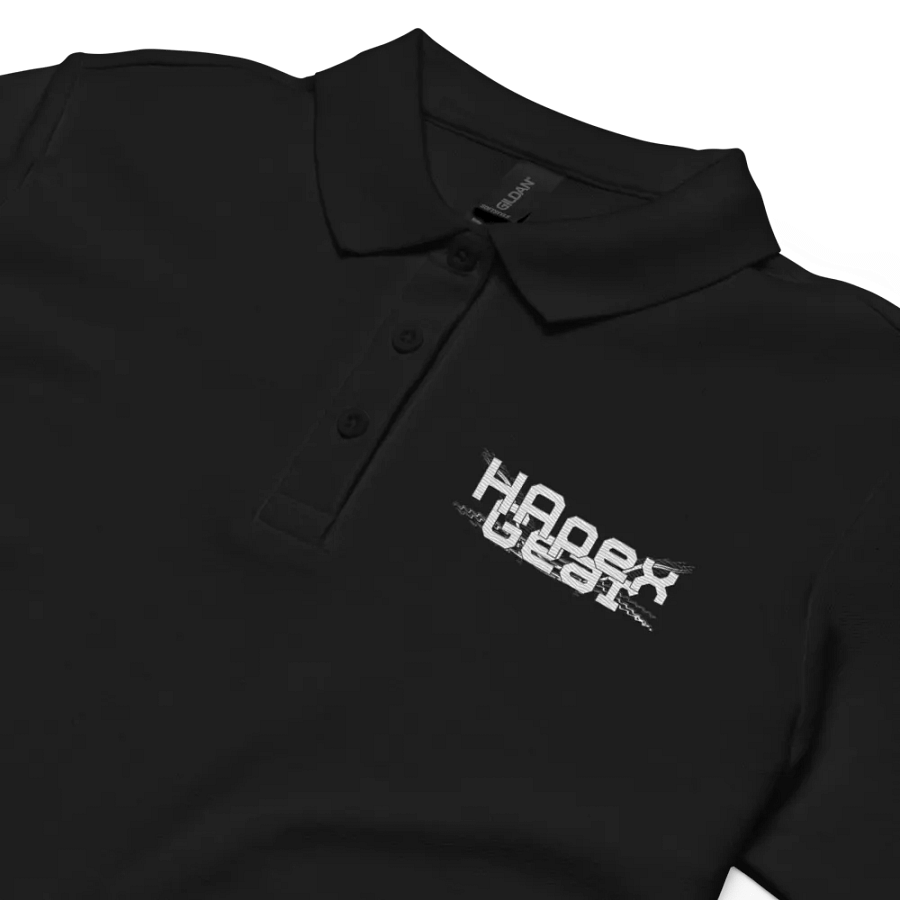 Women's Pique Polo Shirt - Embroidered - White HApex Gear White Logo product image (4)