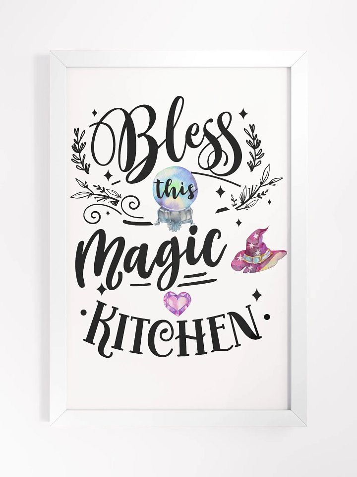 Bless This Magic Kitchen - Witchy, Kitchen Witch, Magic Kitchen Gift product image (2)