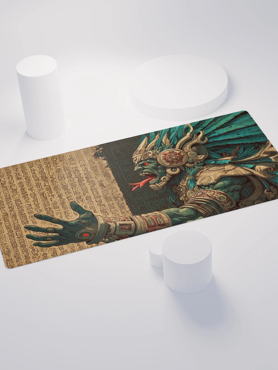 Techno-Aztec Fury – Extended Gaming Mouse Mat product image (4)