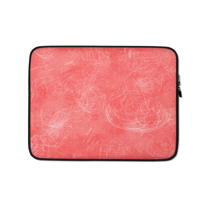 Vibrant Visage Laptop Sleeve - Tangerine Graffiti product image (1)