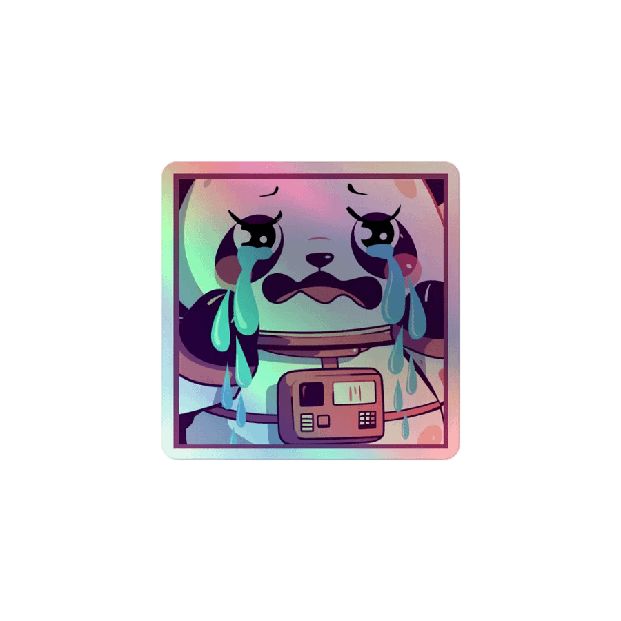 Cry Holo Sticker product image (1)