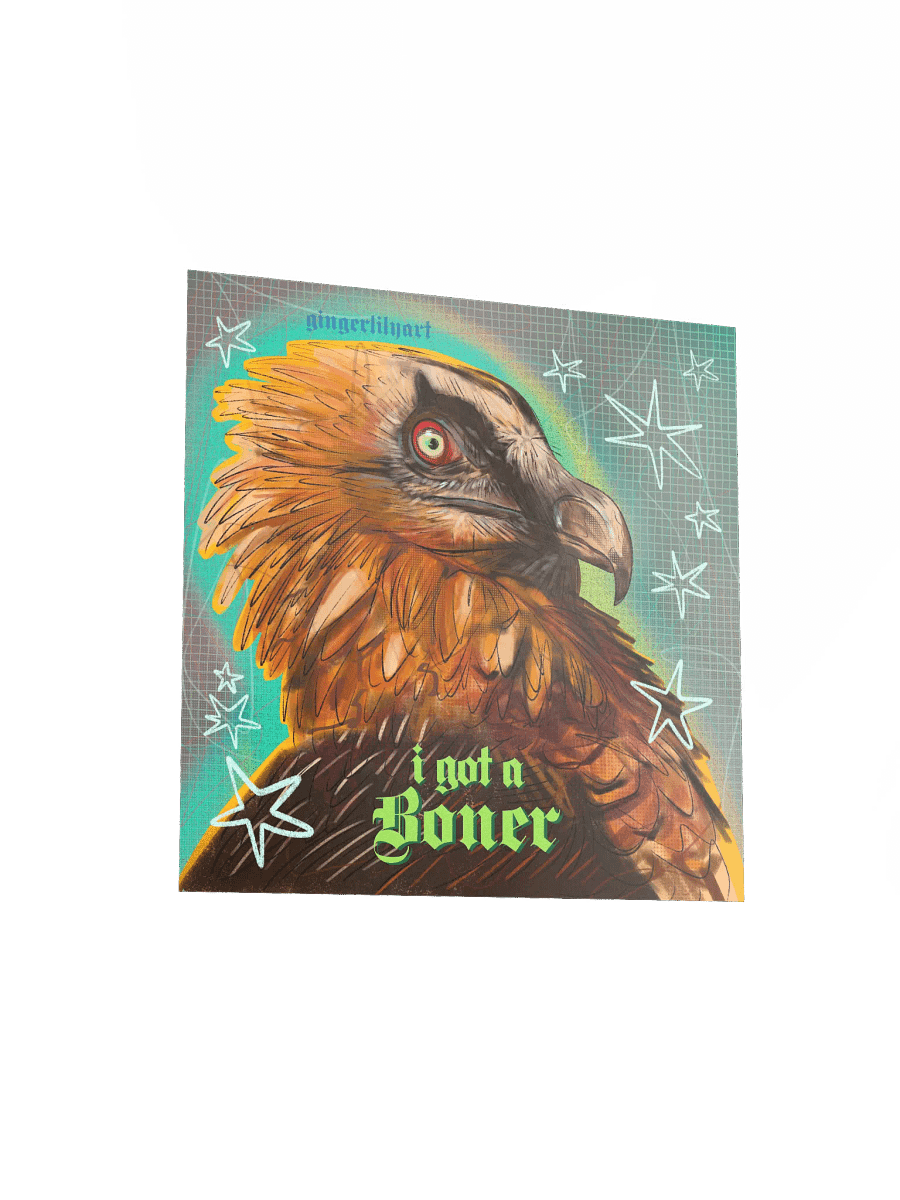 bearded vulture print product image (6)