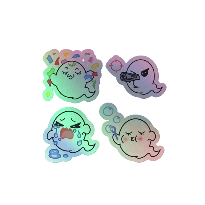 Ghostie Holo Stickers product image (2)