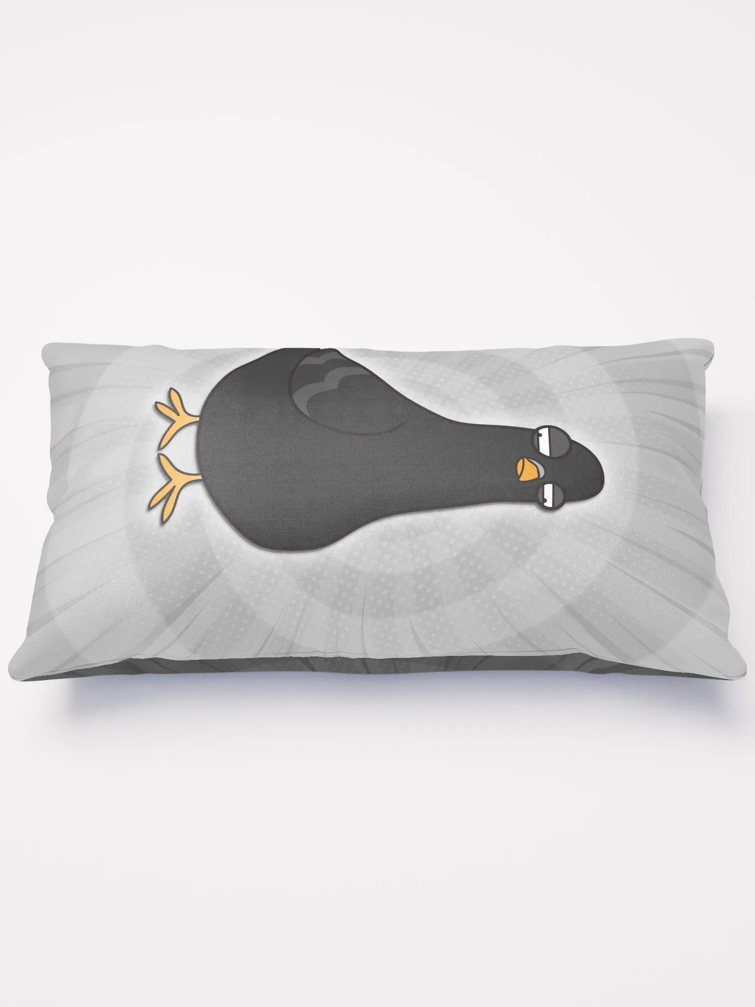 Pigeon Cushion (White/Black) product image (1)